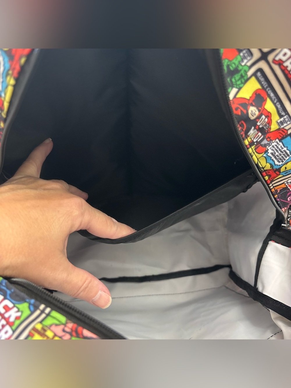 Marvel Comics Multicolor Backpack - Picture 9 of 11